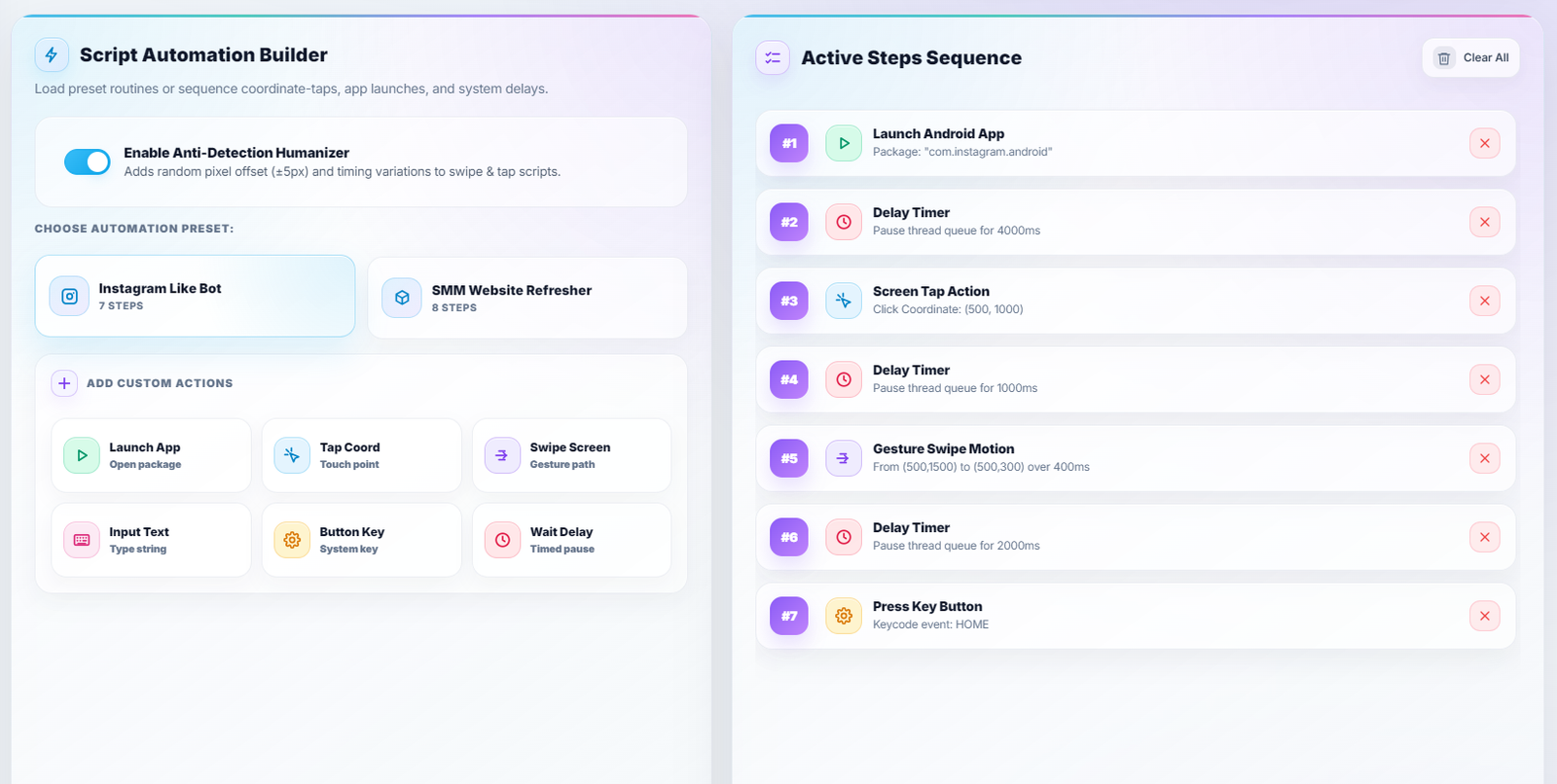 Easy Click-and-Build Automation